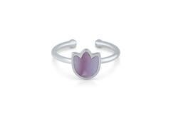 Ring Tulp Parelmoer  - 925 - Rd