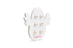 Schroefoorknopjes - Parel - 6mm 3st
