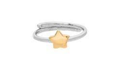 Ring Ster - 925 - Gold plated