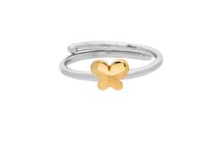 Ring Vlinder - 925 - Gold plated