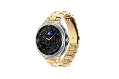  Galaxy Watch 8 Classic - Ø46 - Schwarz - Goldfarbig
