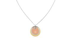  Necklaces with pendant - Steel - 45cm