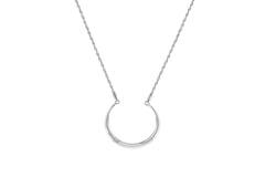  Necklaces with pendant - Steel - 44cm