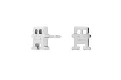  Ear studs - Steel - 1cm