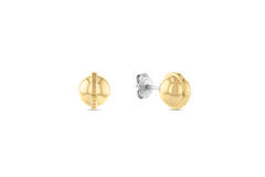  Boucles d'oreilles à puces - Acier - 1cm
