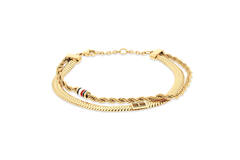  Bracelets à maillons - Acier - 19cm