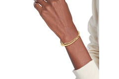  Bracelets à maillons - Acier - 19cm