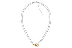  Necklace - Steel - 46-50 cm