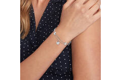  Gliederarmbänder - Stahl - 19cm