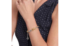  Gliederarmbänder - Stahl - 19cm