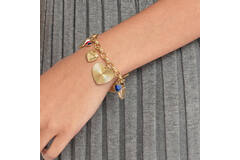  Gliederarmbänder - Stahl - 17cm