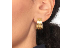  Boucles d'oreilles pendantes - Acier - 2cm