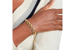  Bracelets à maillons - Acier - 19cm