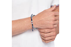  Geflochtener Armreif - Stahl - 19,5cm