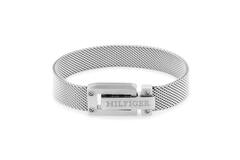  Geflochtener Armreif - Stahl - 19cm