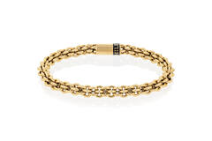  Gliederarmbänder - Stahl - 19cm