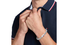  Link bracelets - Steel - 17,5cm