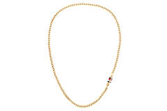  Colliers maillons - Acier - 56cm