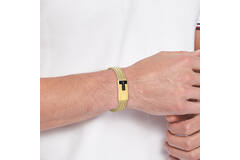  Gliederarmbänder - Stahl - 19cm