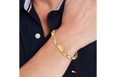  Gliederarmbänder - Stahl - 19cm