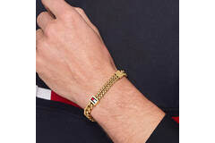  Bracelets à maillons - Acier - 20cm