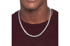  Link necklaces - Steel - 50cm